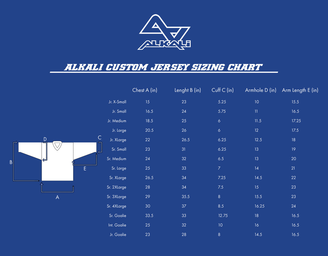 Sublimated Hockey Jersey Reorder – Alkali