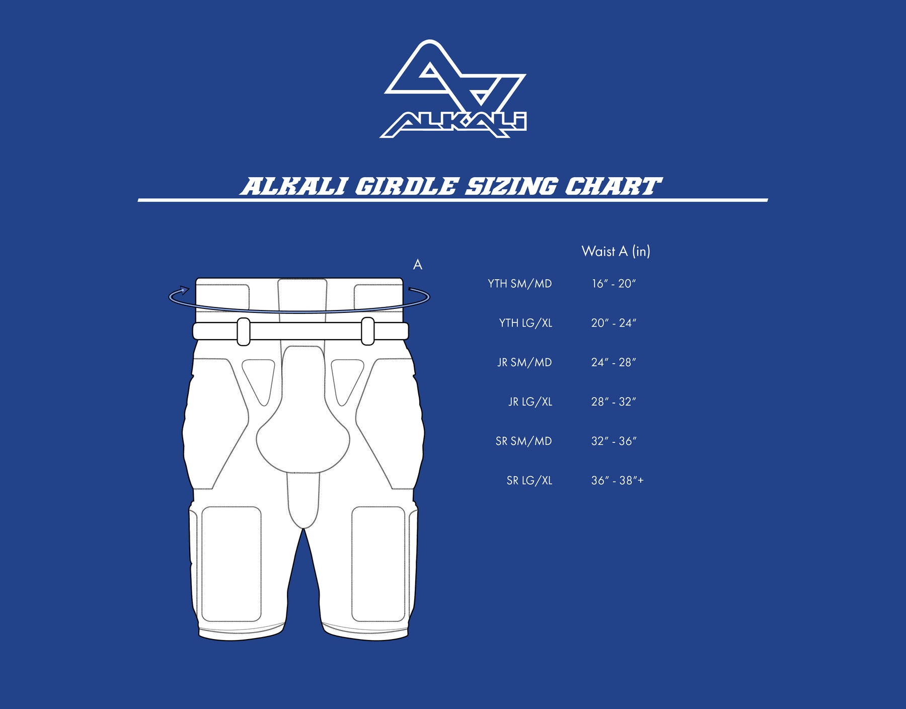 Schutt Youth Integrated Football Girdle Size Chart at Aaron Copeley blog